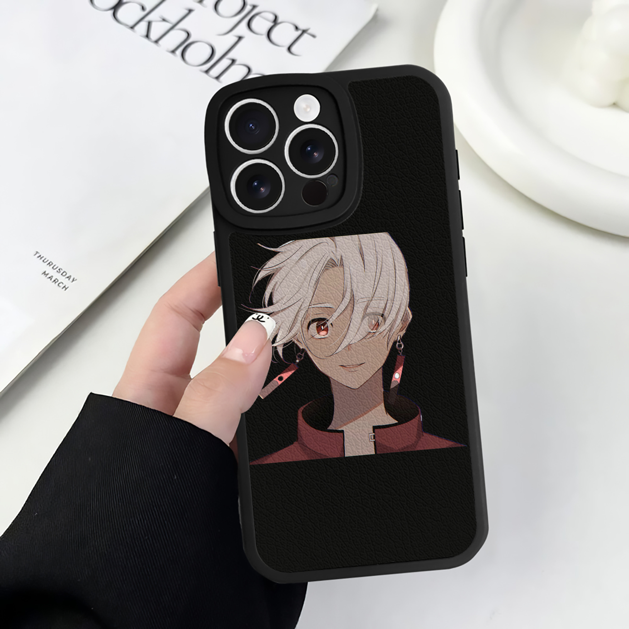 （画像用） 東京リベンジャーズ Tokyo Revengers 【iPhone 16シリーズ対応】シリコンスマホケース（レザー調） 材質：シリコン